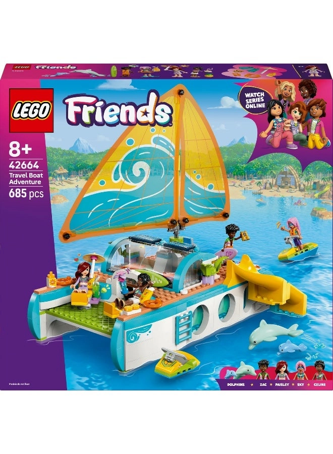 Friends Travel Boat Adventure