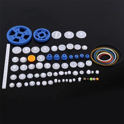 Respicefinem Plastic Gears Pulley Belt Kits - 4 years and up