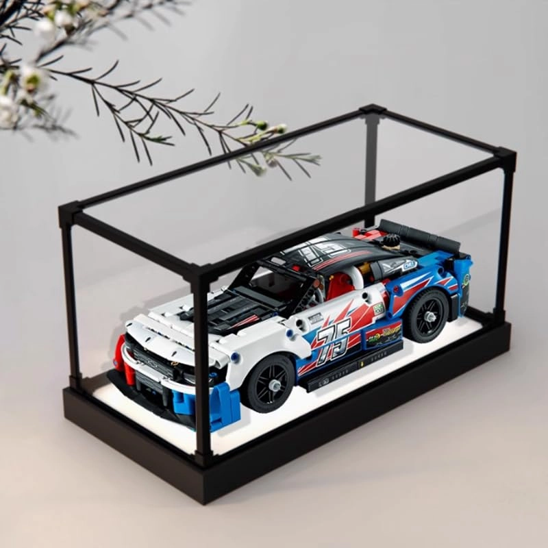 Clear Acrylic Display Case (42153) - for Lego Technic Wood Bottom+background
