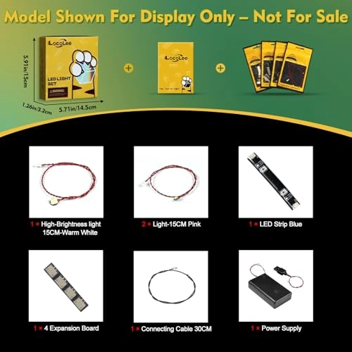 Light kit Compatible with Lego 31384 Wild Animals: Colorful Hummingbird