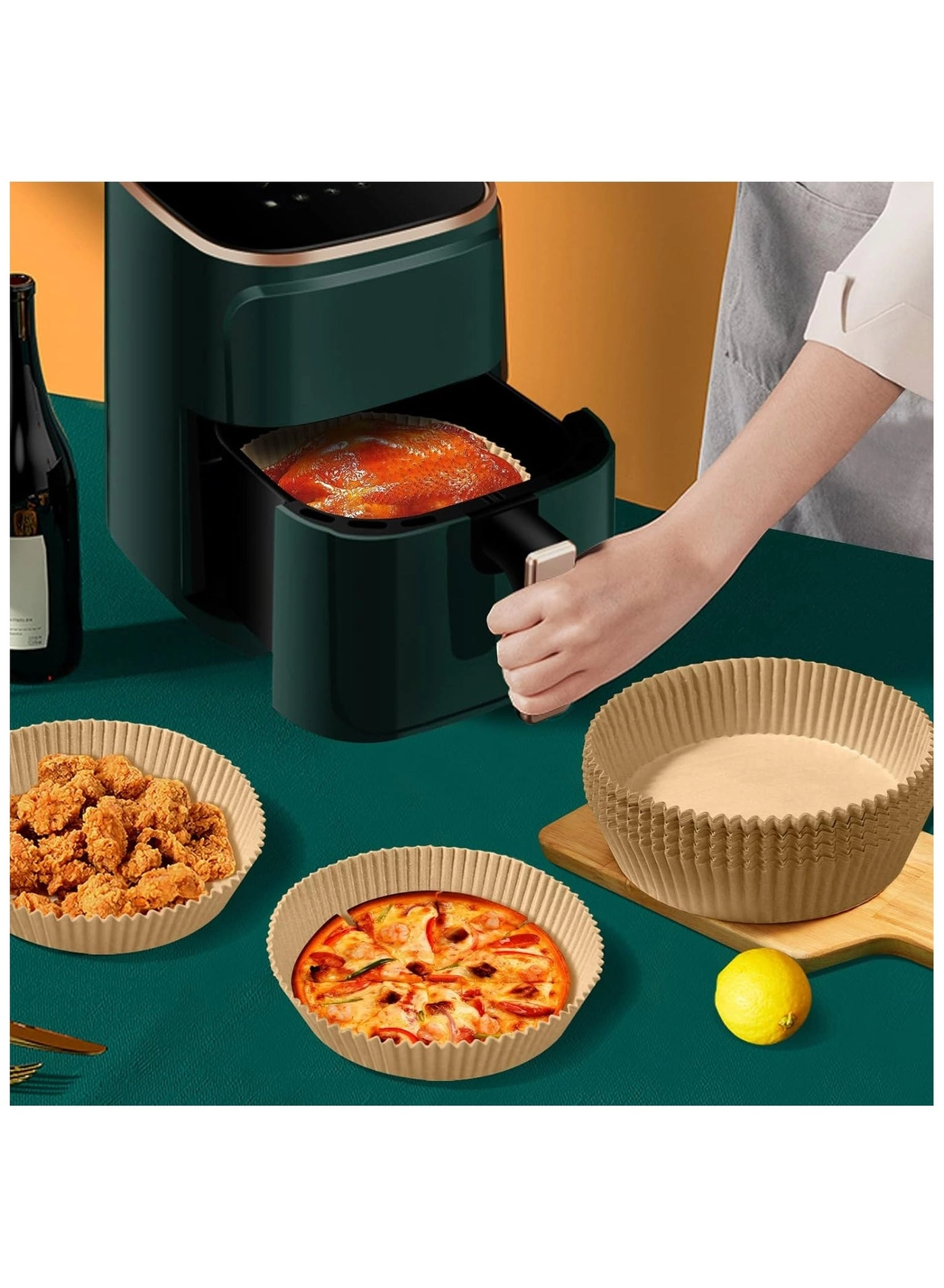 Air Fryer Disposable Paper Liner - food grade parchment 100 piece(s)