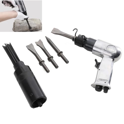 Compressed Air Hammer - 4-Piece Chisel Set 4500 RPM