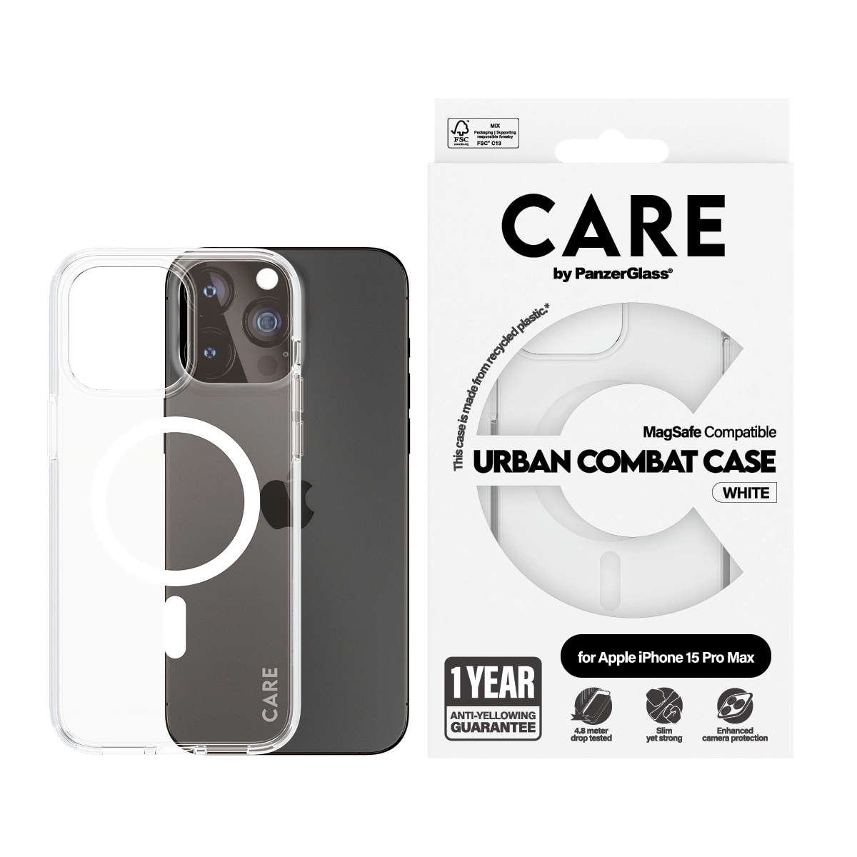 Flagship Urban Combat Back Cover Mobile Case with MagSafe for iPhone 15