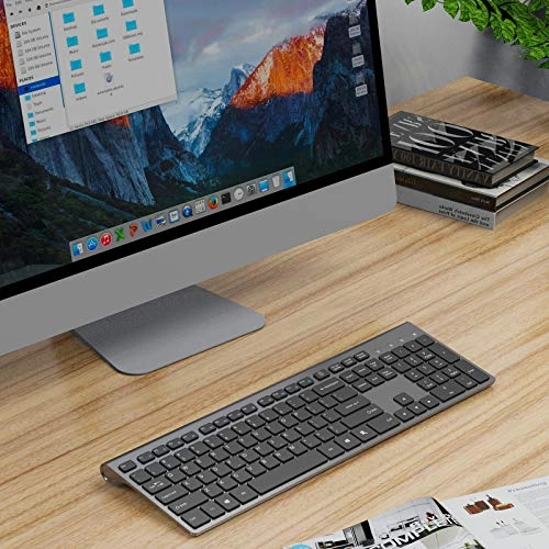 J Slim and Full-Sized Cordless Keyboard - Wireless