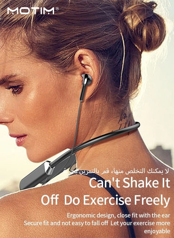 Neck-Mounted Bluetooth Wireless Headset