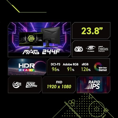 MAG 244F - 23.8inch 1920x1080 (FHD)