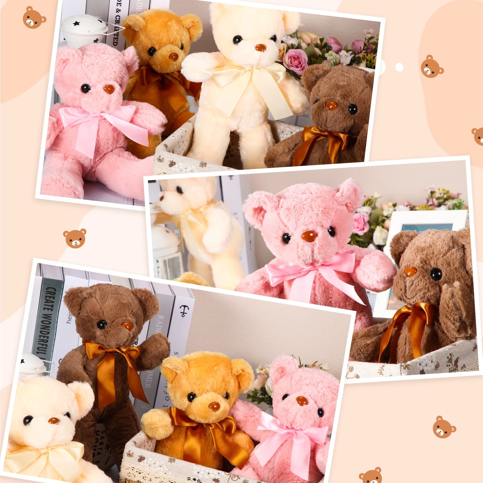 Teddy Bears - 10 Pcs 12 Inch
