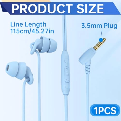 Sleeping Headphones Wired Earbud