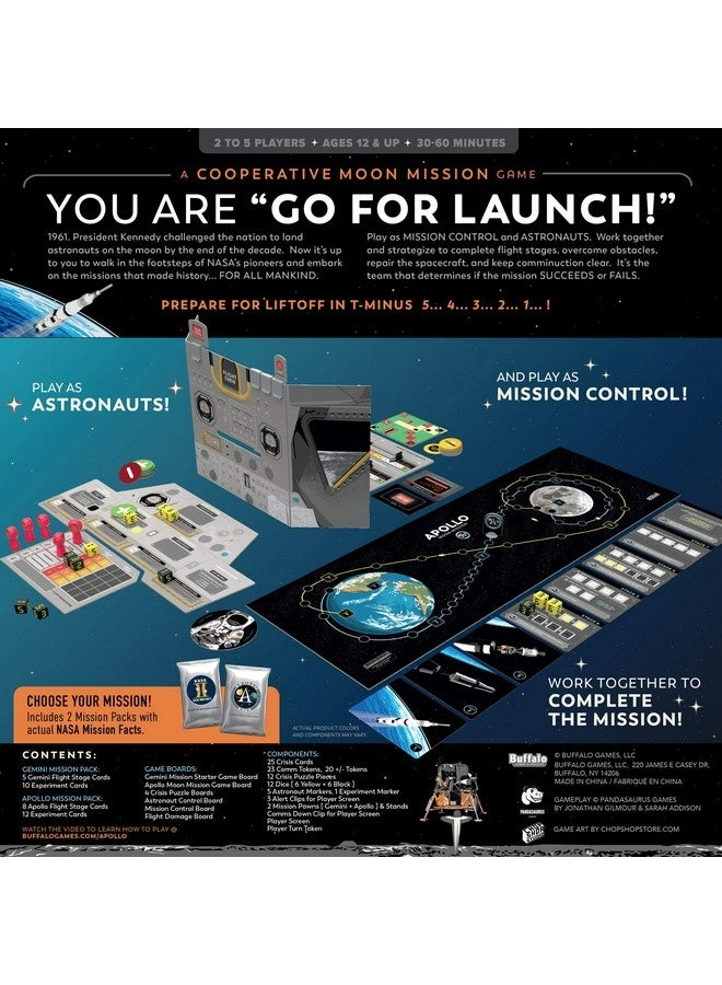 Apollo Games (NASA) - Long Play Strategy Game Space Mission