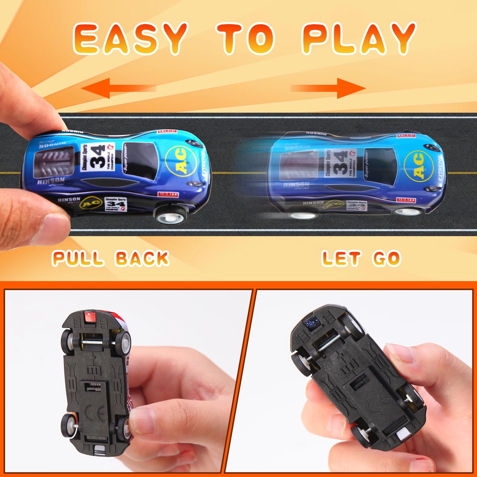 Pull Back Cars - 30 Pack