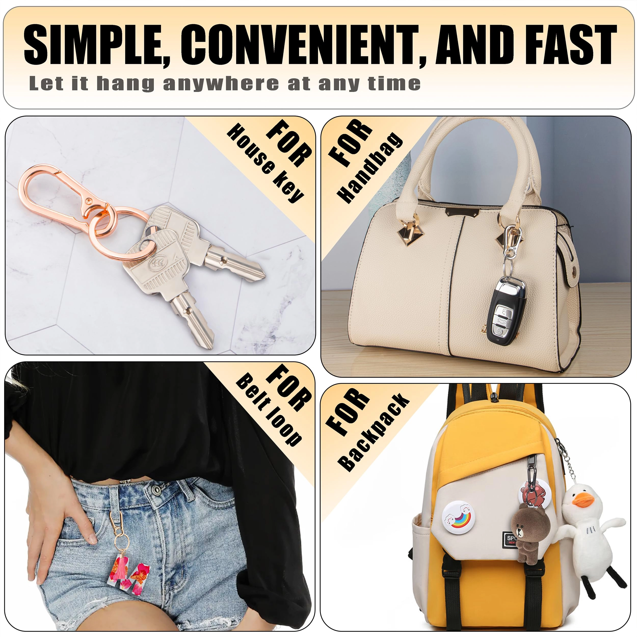 Metal Keychains - Convenient