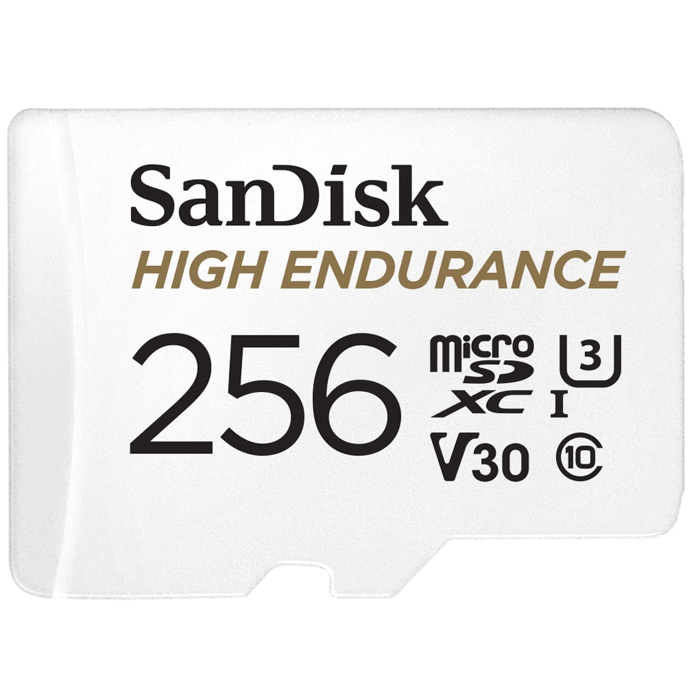 SanDisk High Endurance microSDXC U3 V30 Class 10 256GB