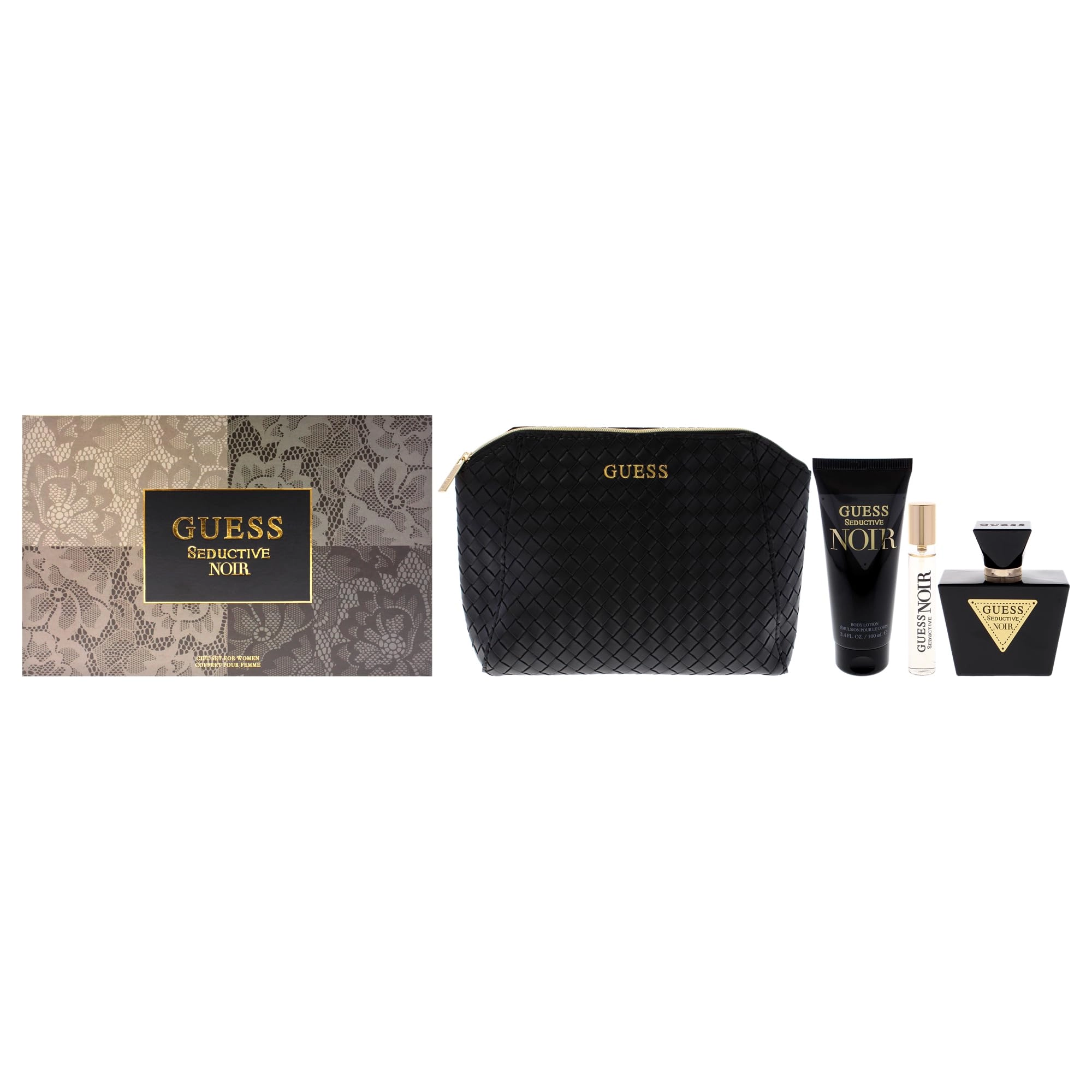 SHAH Seductive Noir Femme - 100 Milliliters Eau de Toilette Gift Set