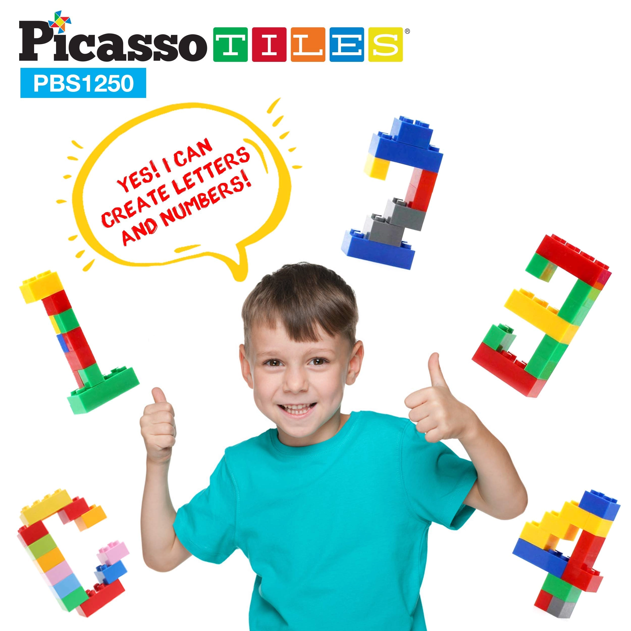 Magnetic Building Blocks - 1250pcs