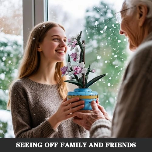 24119 Clamping Building Blocks Flowers - Orchid 386 pcs