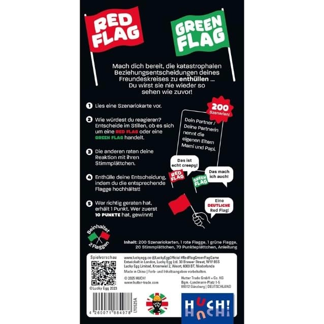 Red Flag Green Flag - German 17 years and up