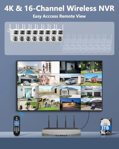 Wireless Security Camera System 2.5K
