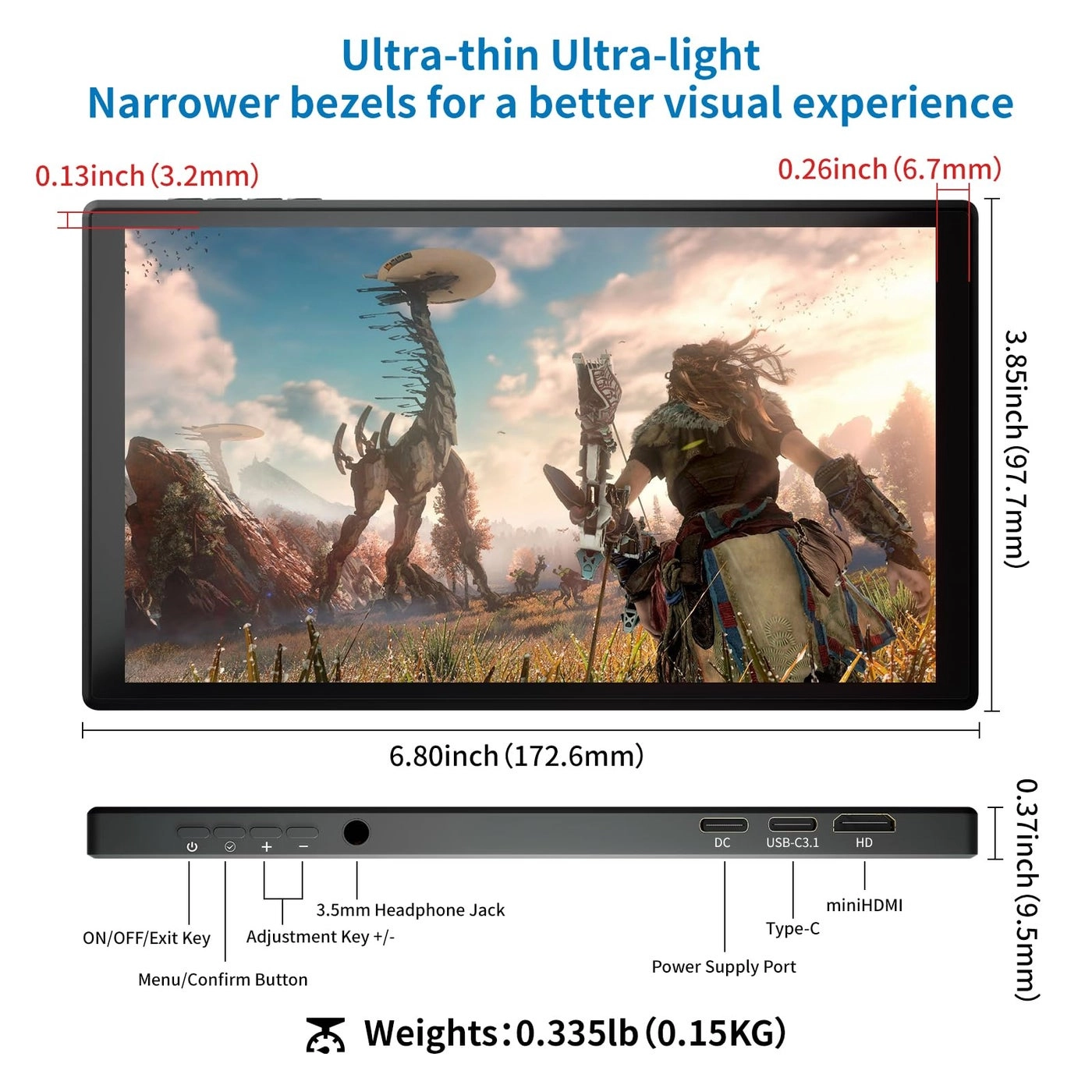 Portable Touchscreen - 9d99a9a0-83b5-402d-a210-d1acf0b9e2a1 7 Inches 1920x1080