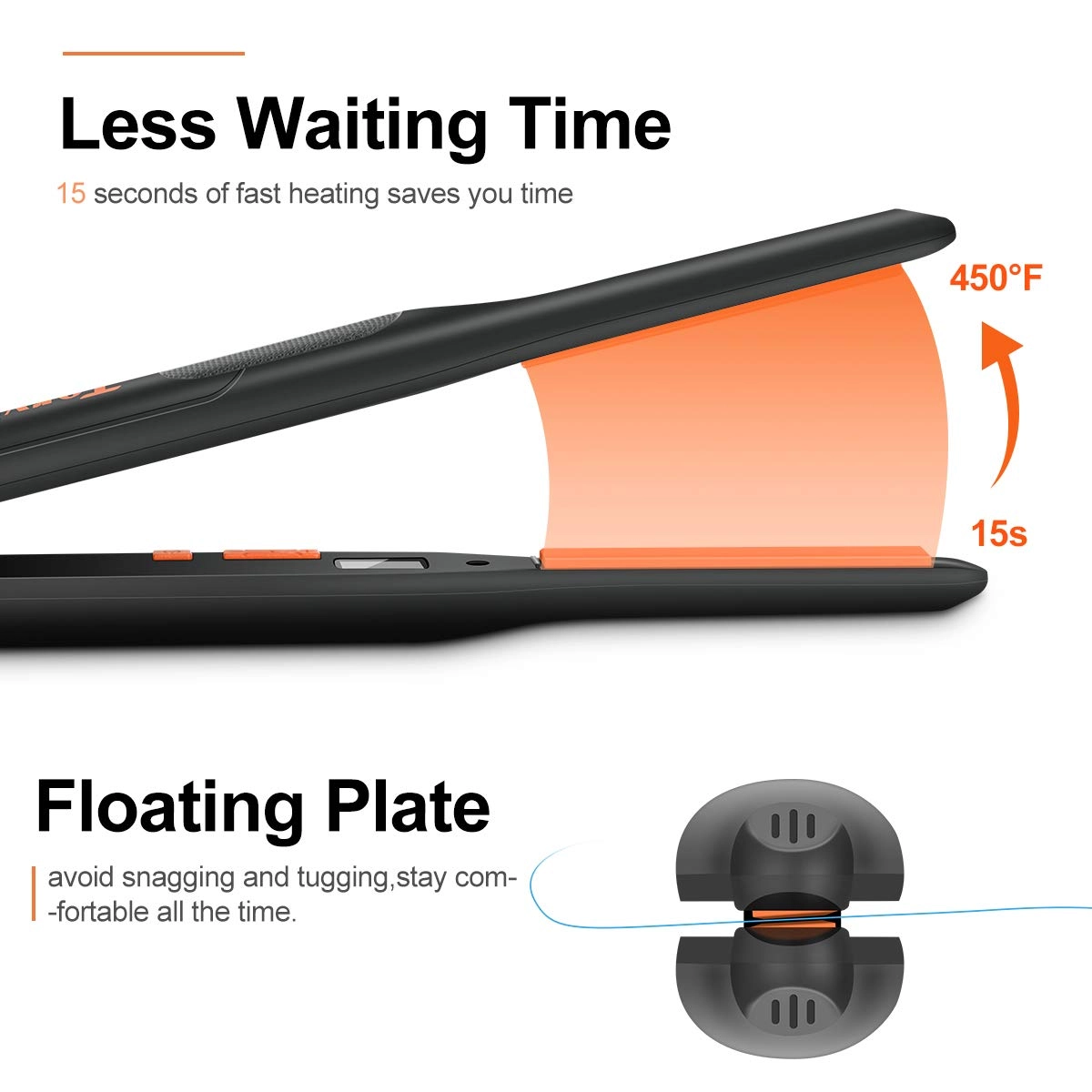 Pencil Flat Iron - 3/10 Inch