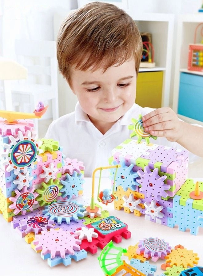 Electric Building Block Gear Toy Set - 203 pcs
