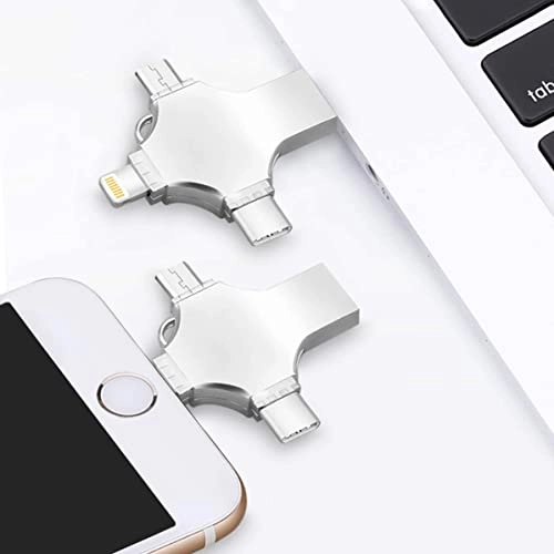 4 In 1 Multi-function OTG USB Flash Drive - 3.0 Type-C 128GB