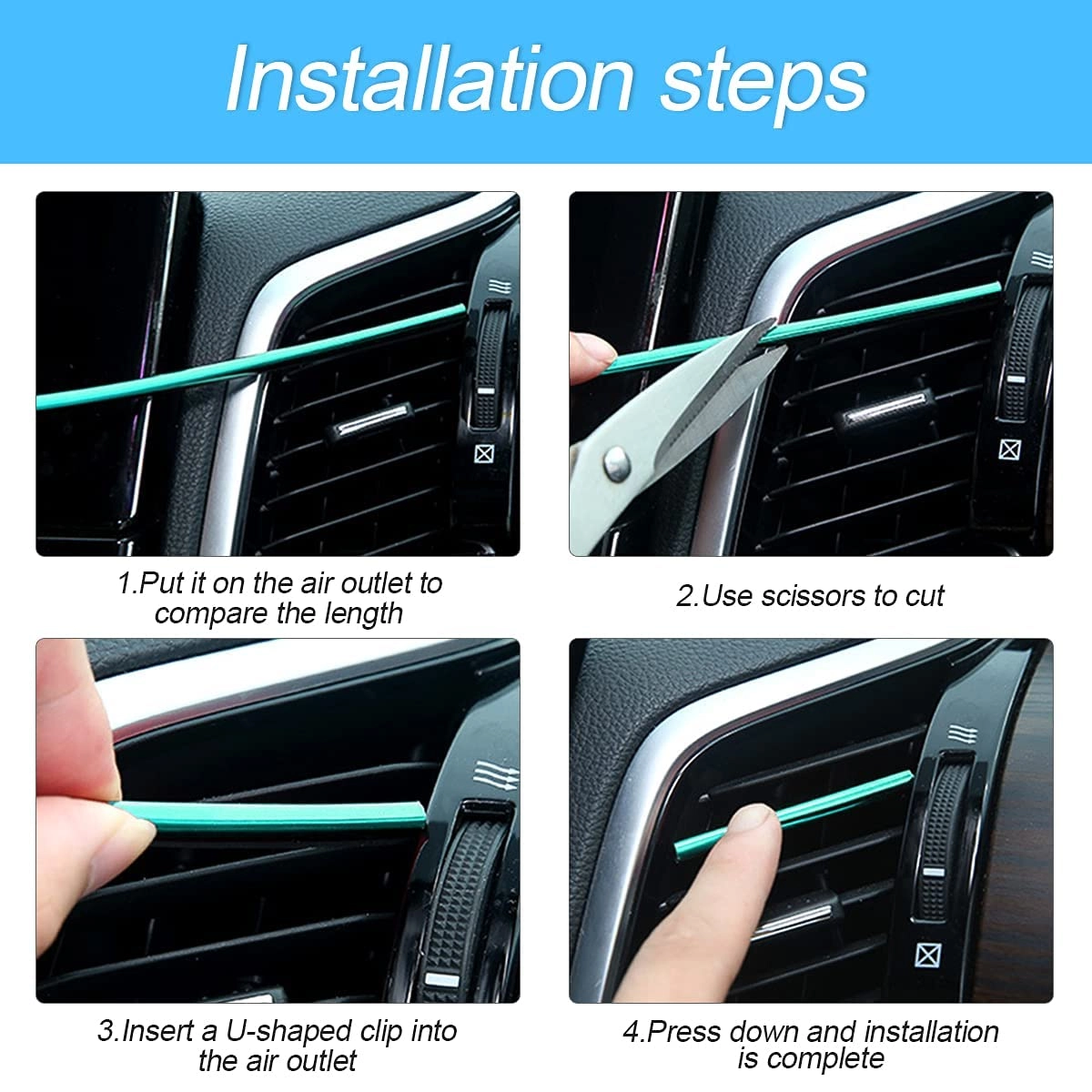 Universal Car AC Vent Decoration Strip