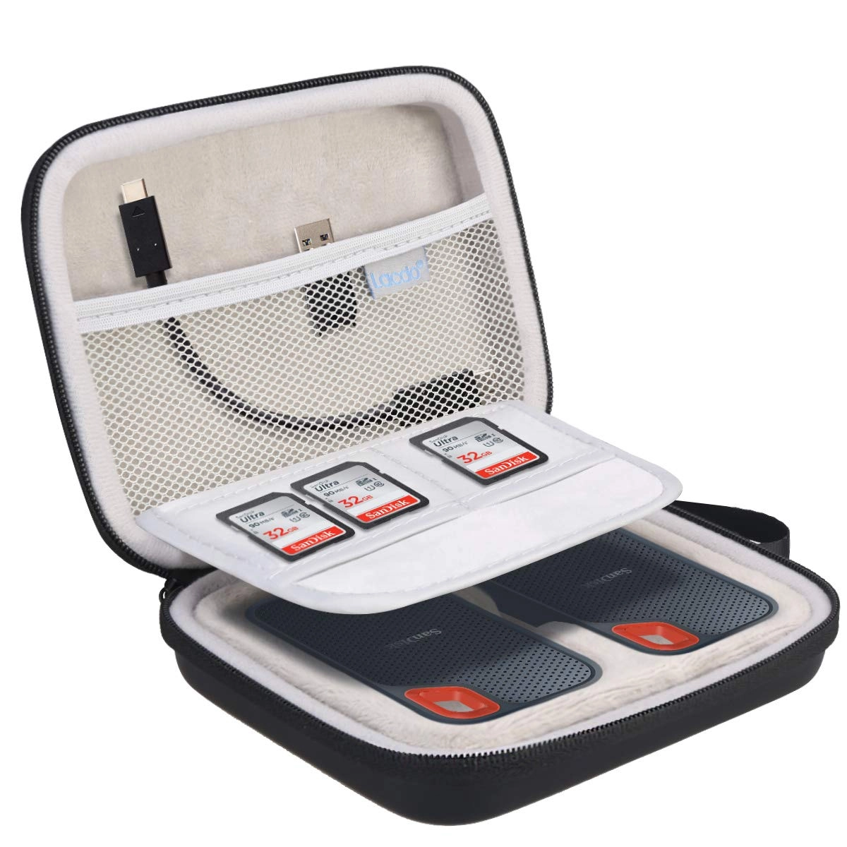 Hard Drive Carrying Case - 1TB 2TB 3TB 4TB 5TB 6TB