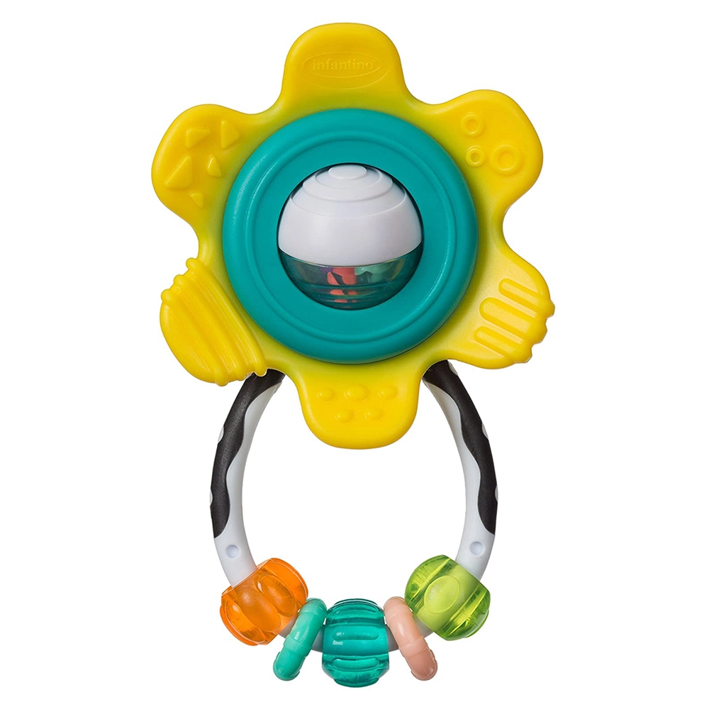 Infantino Spin & Rattle Teether - BPA-free materials