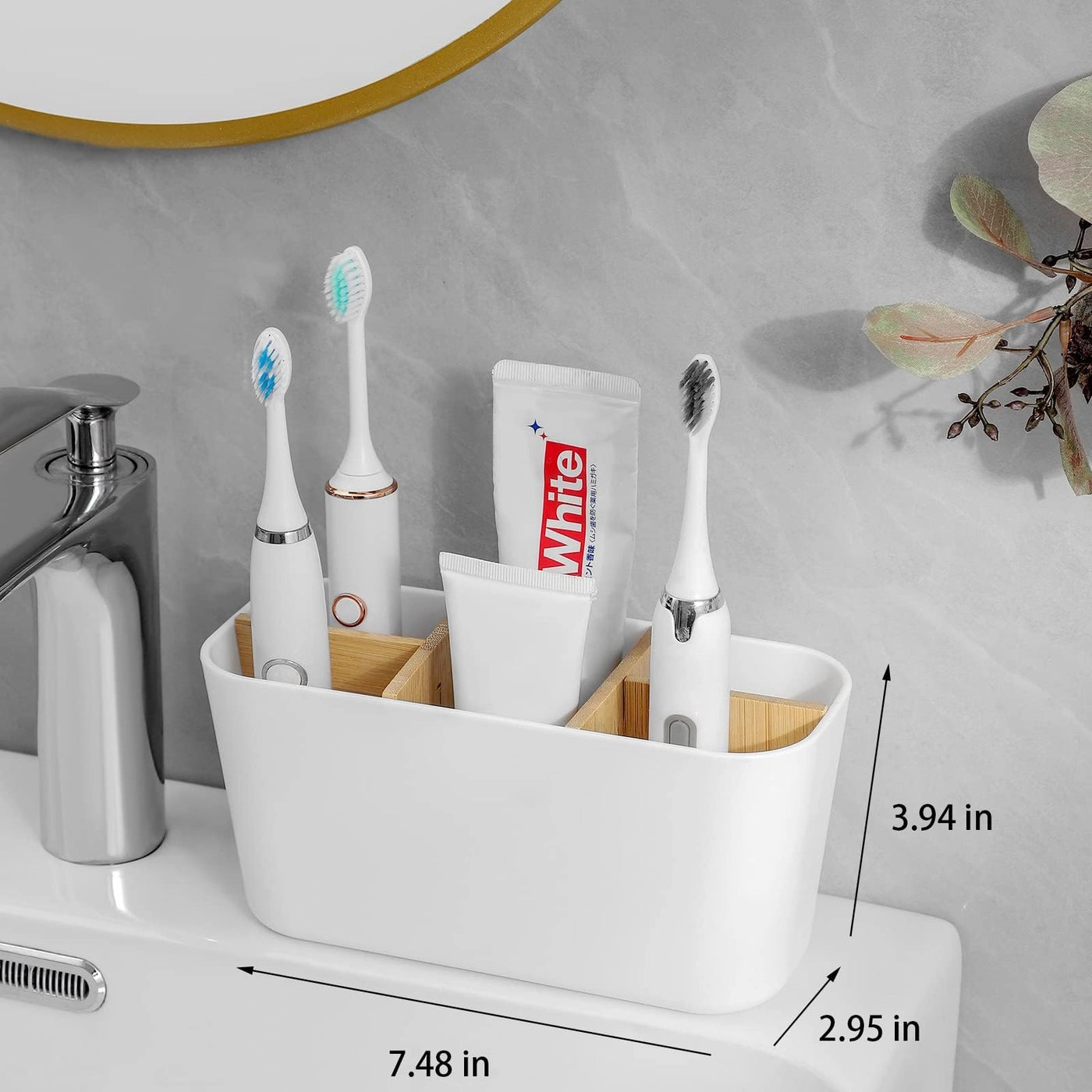Tooth Brush Holder - Countertop 5 Slots