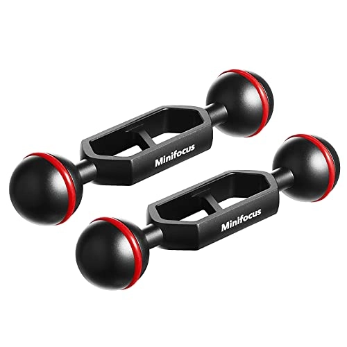 Double 1" Ball Arm - 4" 2Pcs Aluminum Alloy