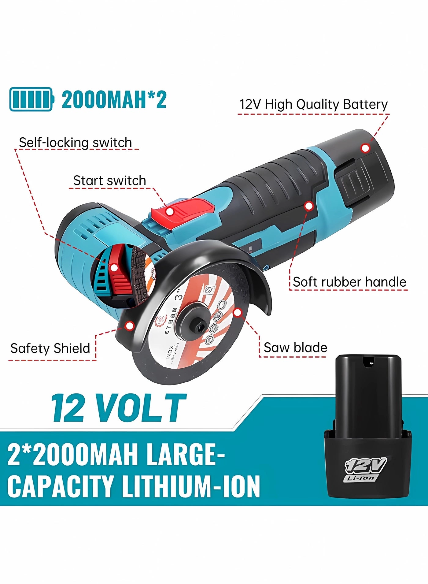 Mini Angle grinder - 76MM