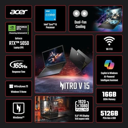 Nitro V 15 - 15.6'' i5-13420H 16GB DDR4 512GB SSD