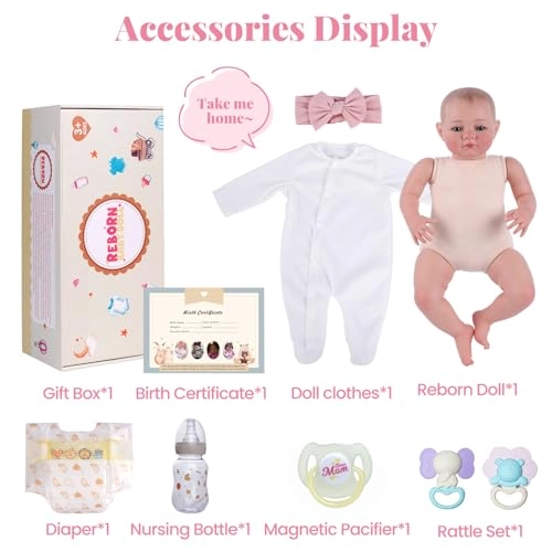Reborn Baby Doll - 20 Inch Vinyl Head and Limbs Ages 3+