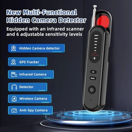 Hidden Spy Camera Detector - Portable RF/Wireless Signal Scanner