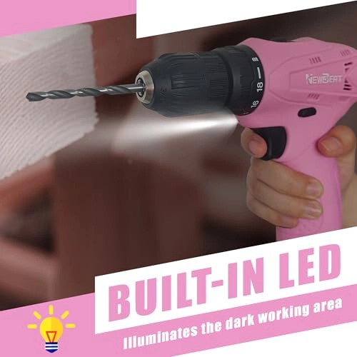 Cordless Drill Set - 1500 Milliamp Hours 12 Volts