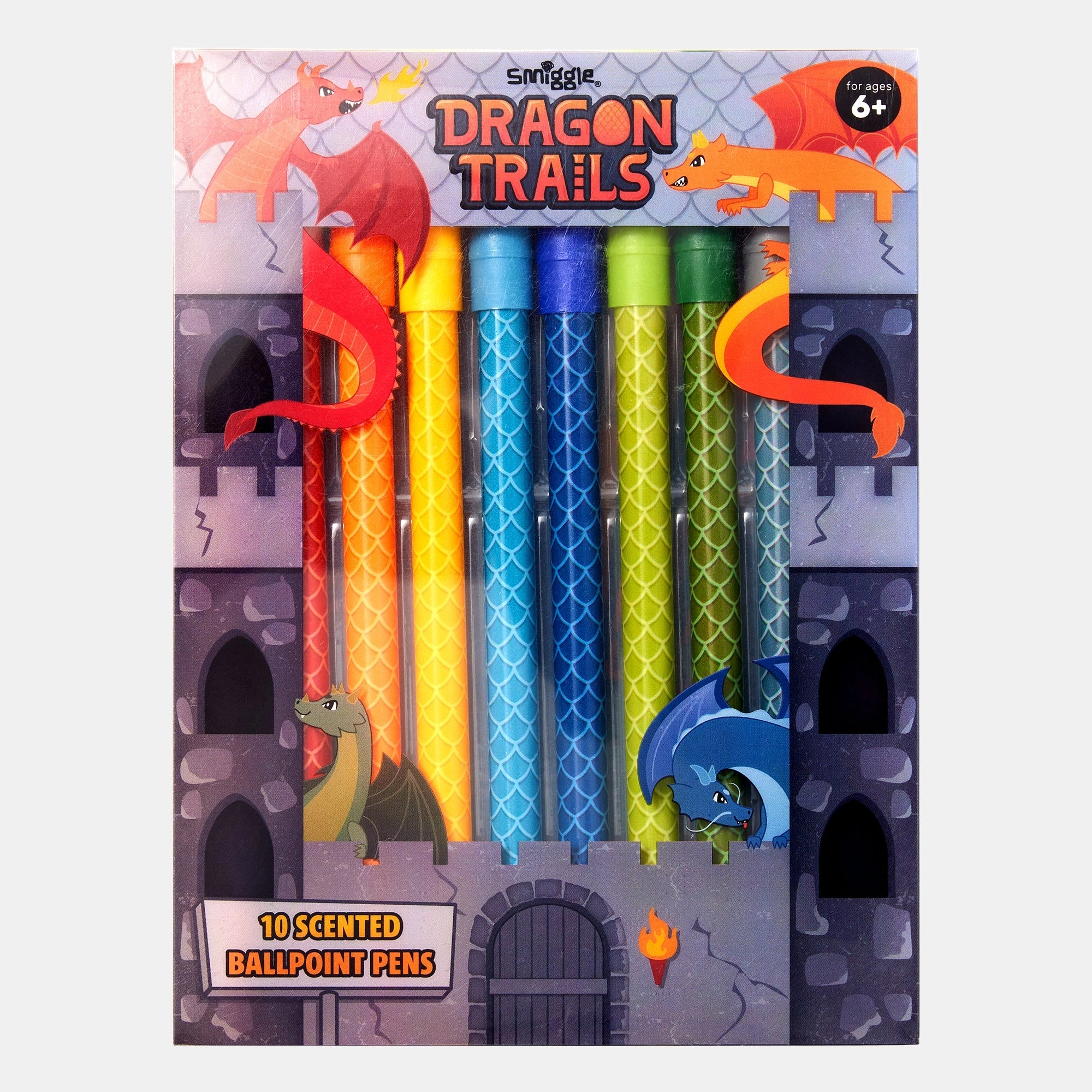 Smiggle Dragon Trails - 10 pens