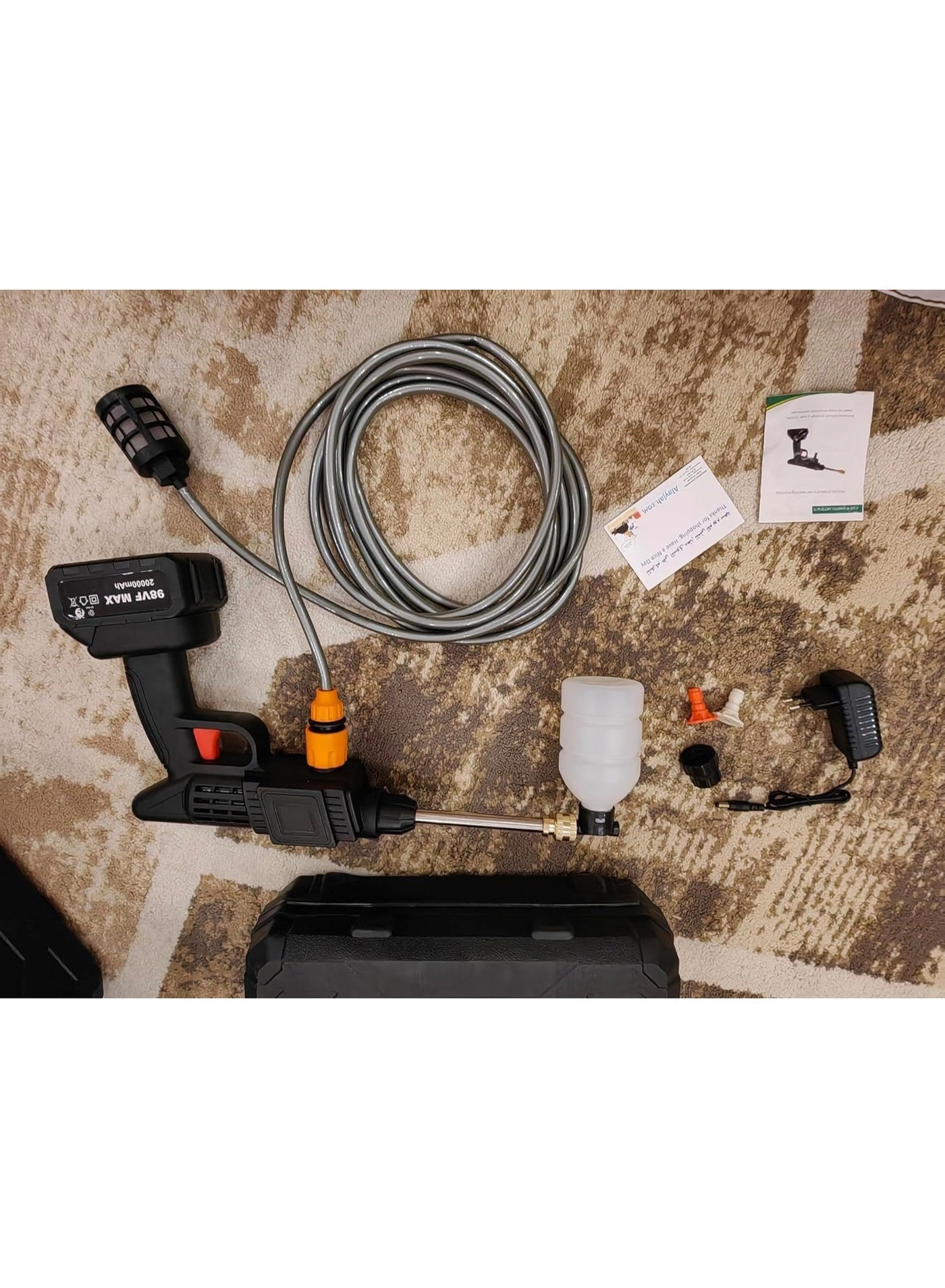 Rechargeable Washing Gun - 21V 5M Hose 1200mAh