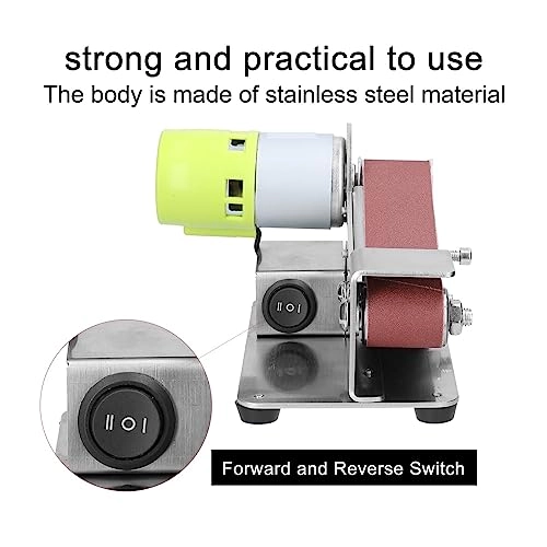 Mini Belt Sander - 7 Variable Speed 10 Sanding Belts