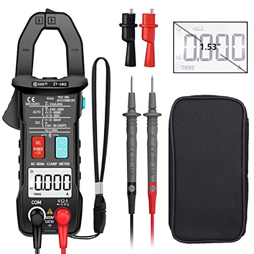 6000 Counts Digital Clamp Meter - 600.0A 26mm