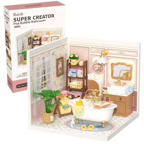 Unique Gifts Ideas Super Creator-DIY Plastic Miniature House - 103 pcs