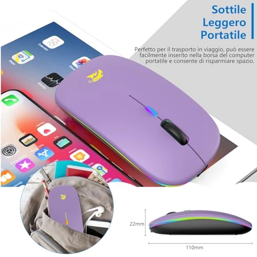Rechargeable Wireless Mouse - Bluetooth