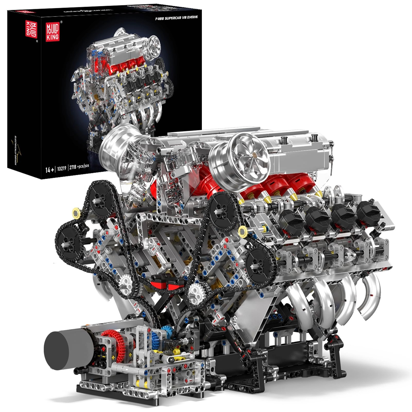 mould king V8 Engine (WX10219-LZCAYLBD) - Science Fiction