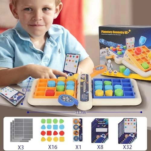 Shape Matching Game - 3 years and up 16 pieces