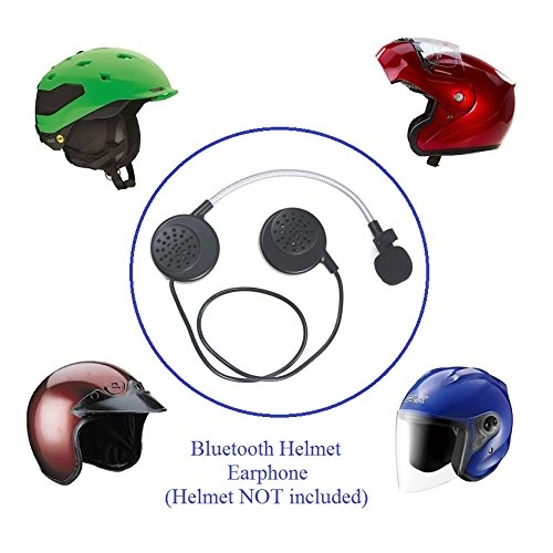 Helmet Bluetooth Earphone - usb 1 Lithium Ion batteries required.