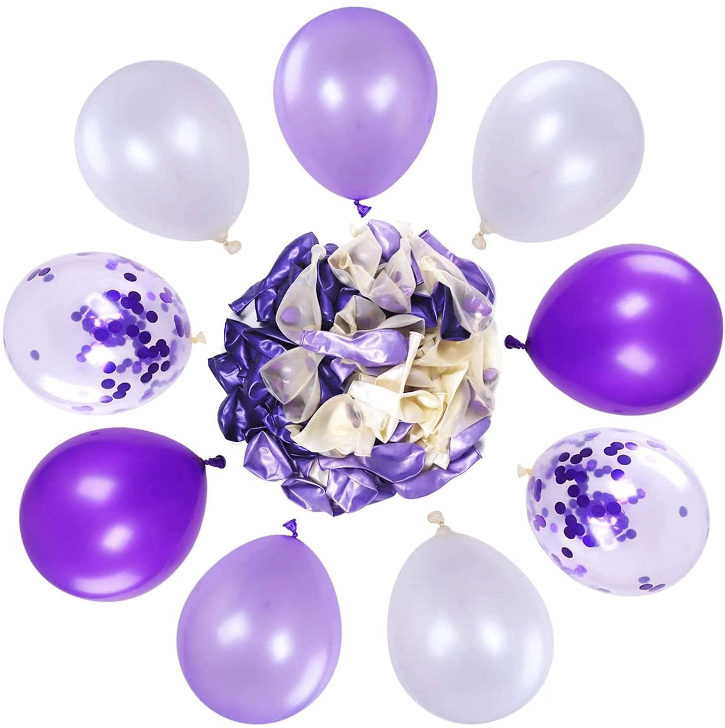 24-Pieces Latex Confetti Balloons - Father's Day