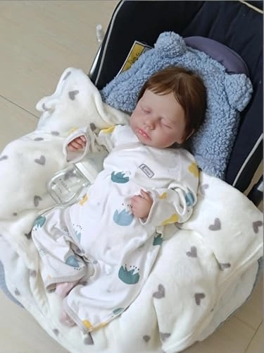 LOULOU Reborn Baby Doll - 20 inch Cotton Vinyl Ages 3+