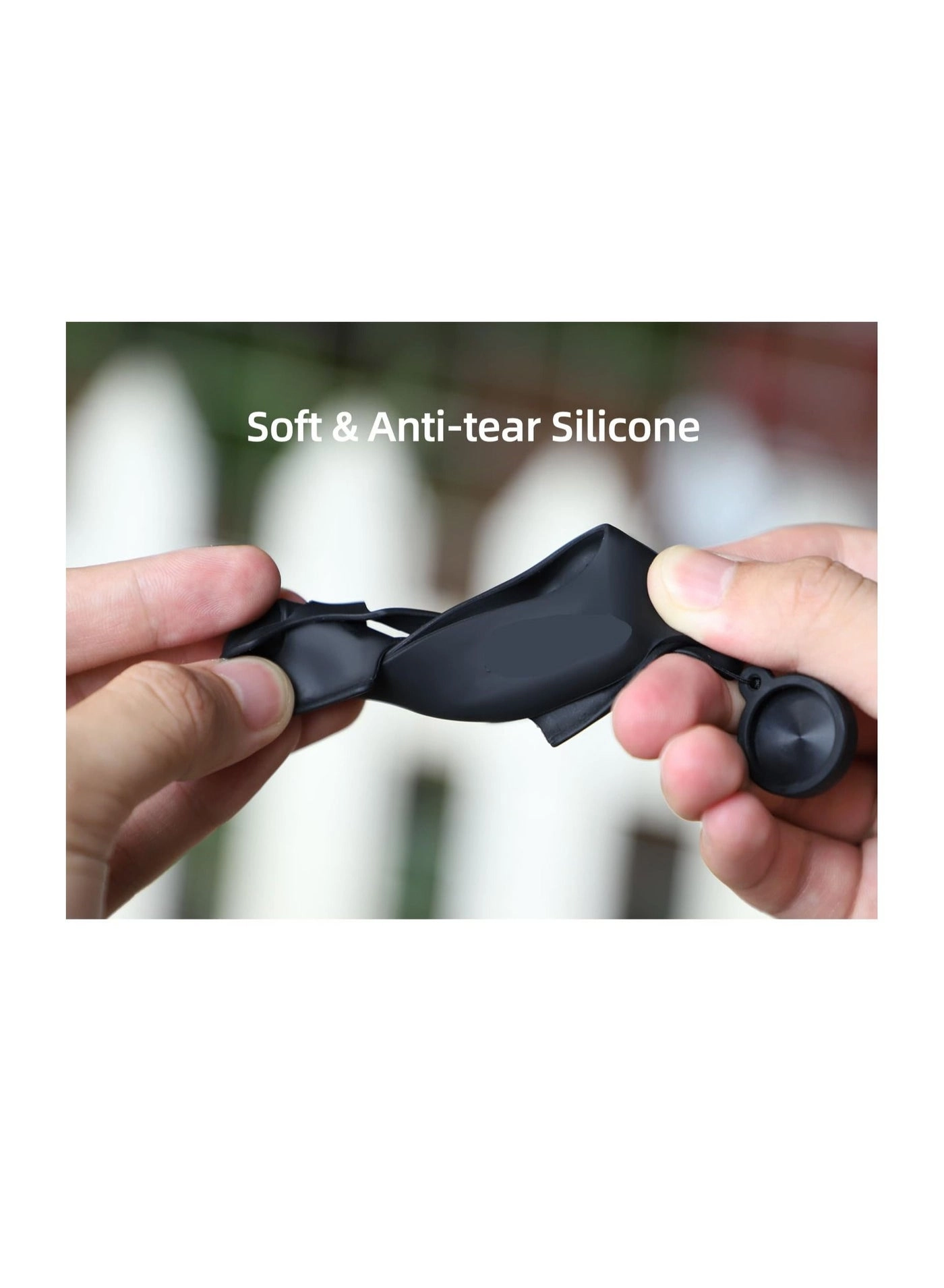 Silicone case + Lens cap + Lanyard + Sticker