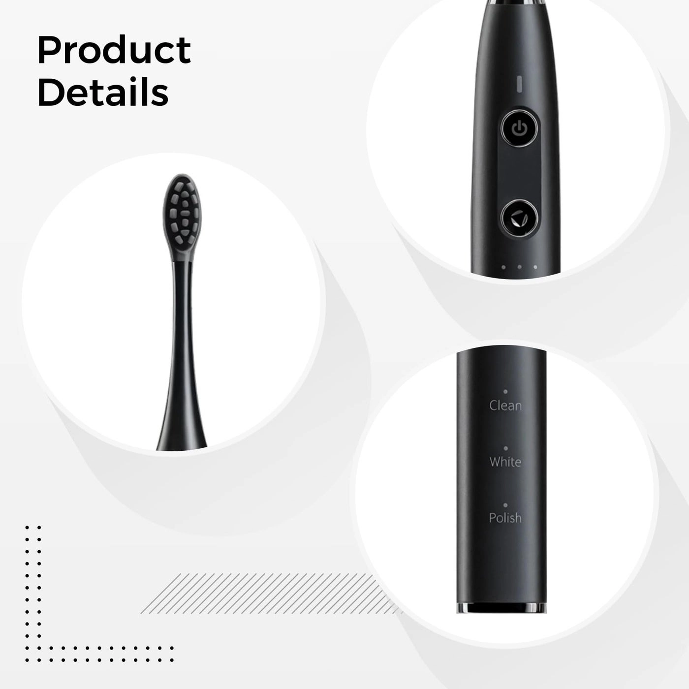 Electric Toothbrush - 9 Modes Wireless Charging