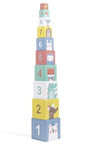 Animals Pyramid Sorting And Stacking Tower - 1+