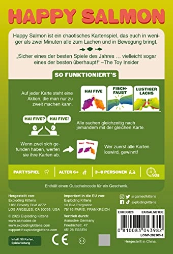 Happy Salmon - German Kid